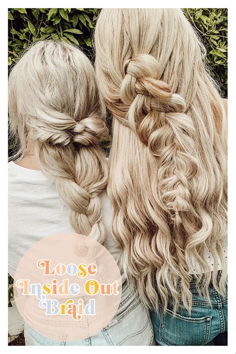 Inside Out French Braid Tutorial 的图像结果