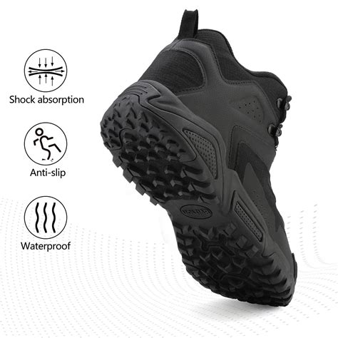 Buy Men's Hiking Boots Outdoor Waterproof Breathable Work Tactical ...