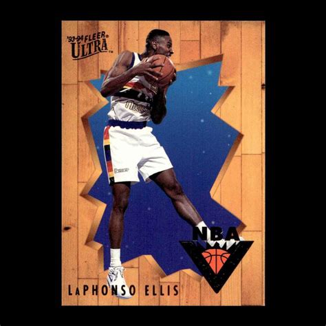LaPhonso Ellis 1993-94 Fleer Denver Nuggets #1 R328L 17 | eBay