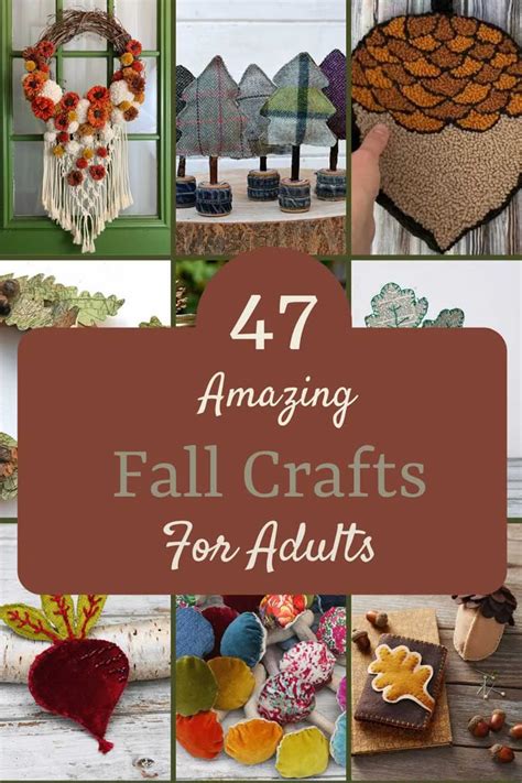 Adult Fall Crafts 的图像结果
