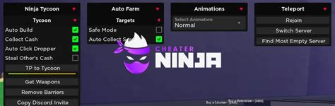 Ninja Tycoon GUI Script 的图像结果