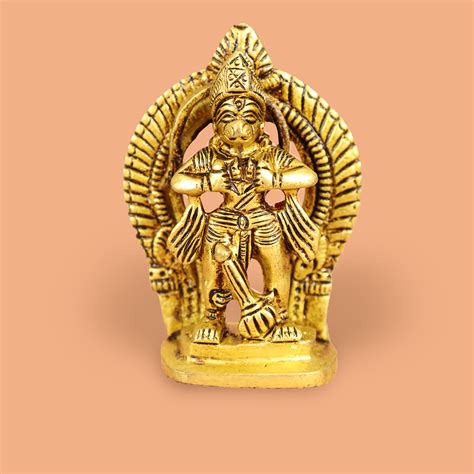 Buy Hanuman Arch Idol - Brass & Spiritual – Pujalane