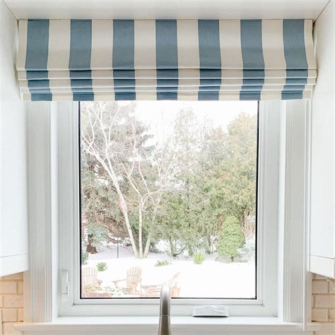 Andy Stripe Roman Shades | Q Design