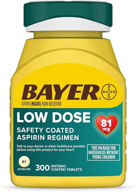 Aspirina Dosis baja Low dose 81 mg Bayer | Bodega Aurrera en línea