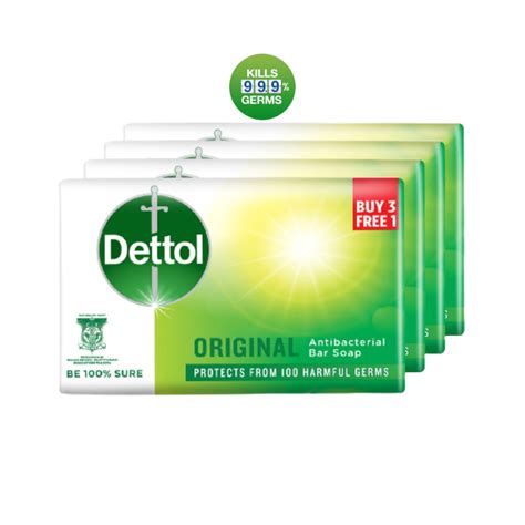Dettol Bar Soap Original 100g (Buy 3 Free 1) – Wmart