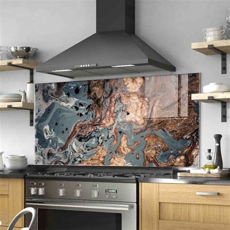 Glass stove backsplash panel kitchen backsplash tile chopping board ...