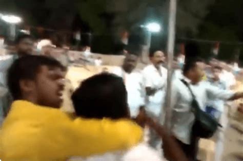 Watch: Congress workers beat up journalist for clicking photos of empty ...