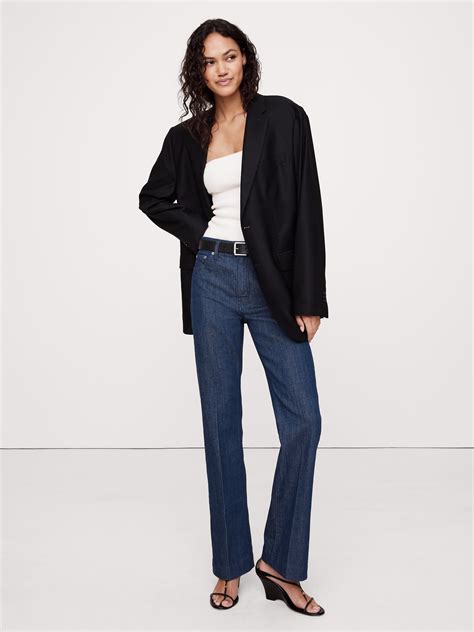 High-Rise Bootcut Ankle Jean | Banana Republic