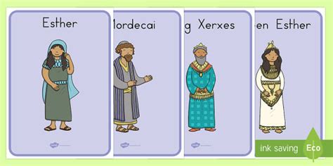 The Story of Esther Bible Story display Posters - bible story