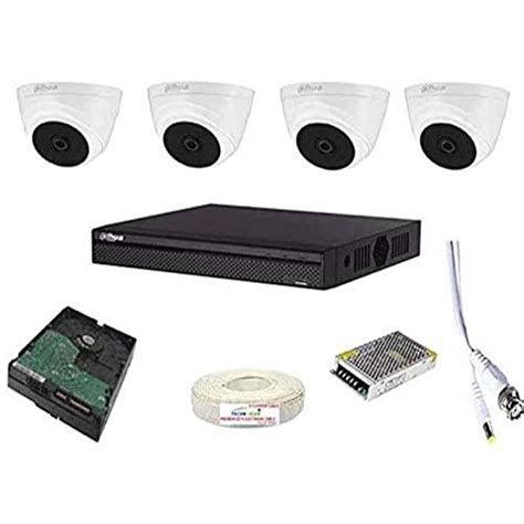 Buy Dahua Full Hd 2MP Cameras Combo Kit with 4 Channel Hd Dvr Online at ...