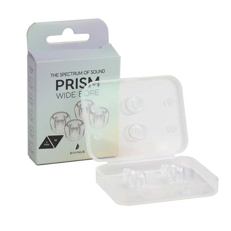 DIVINUS - Prism Wide Bore LSR Eartips for IEMs, Earphones & Earbuds ...