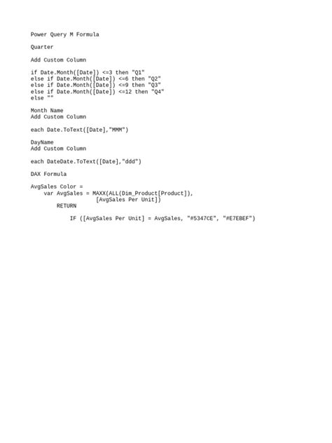 Image result for How to Write Formula in Power Query
