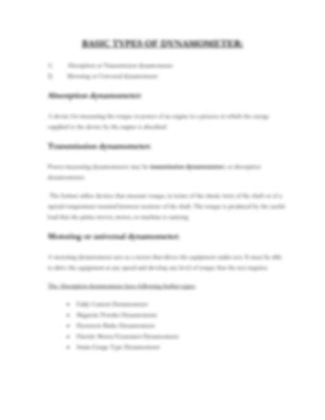 Image result for Dynamometer Explained