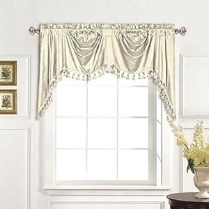 Buy United Curtain 100-Percent Dupioni Silk Austrian Valance, 108 by 30 ...