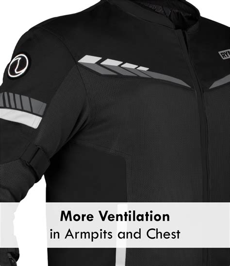 Rynox Air GT 4 Riding Jacket (Black White)– Moto Central