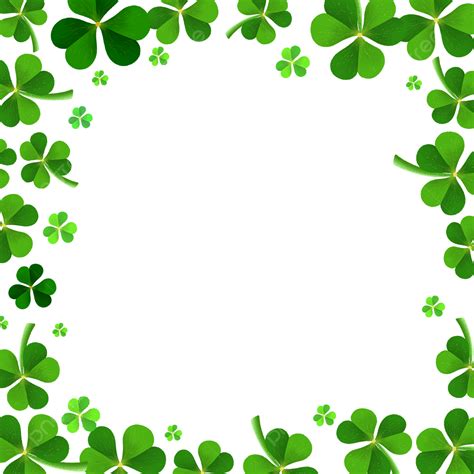 Free Printable Shamrock Borders