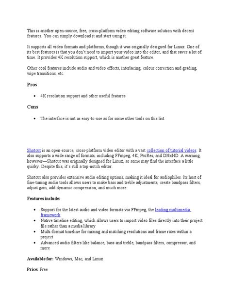 Shotcut Tutorial 的图像结果