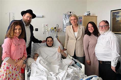 Rabbi who protected a cop during the Bondi Beach shooting is pictured ...