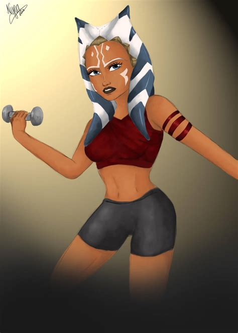 Sporty Ahsoka Tano by Nyna by N-Y-N-A on DeviantArt