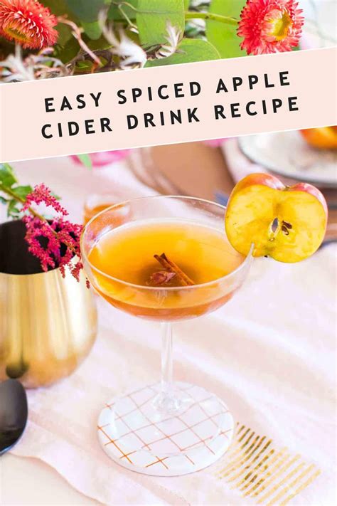 Easy Spiced Apple Cider Drink Recipe for the Holiday Season | Cider ...