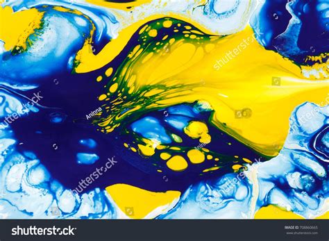 Blue and Yellow Mix