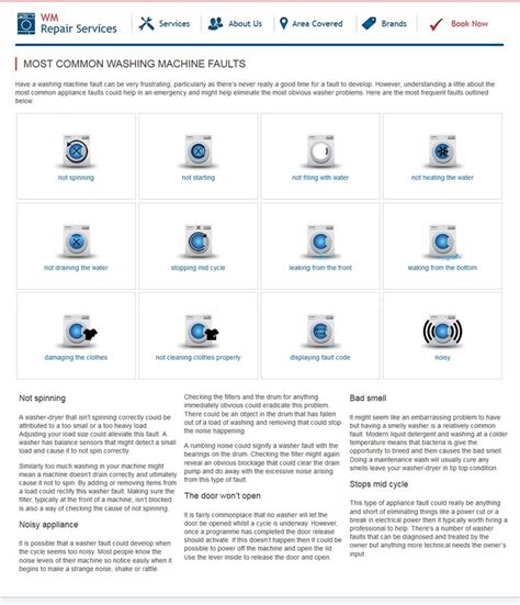 Image result for Washing Machine Problems
