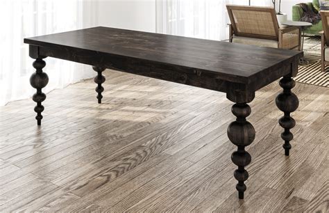 Extendable Dining Table With Turned Legs at Maddison Chidley blog