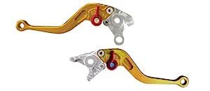 Yana Shiki LS22LCS-GLD/RS17LBS-GLD Gold Short Adjustable Standard Brake ...
