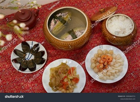 Amazing Vietnamese Food Tet Holiday Spring Stock Photo 2391843711 ...