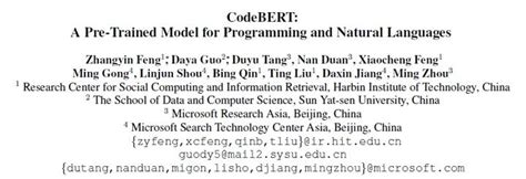 Image result for CodeBERT: A Pre-Trained Model for Programming and Natural Languages CodeBERT Tutorial