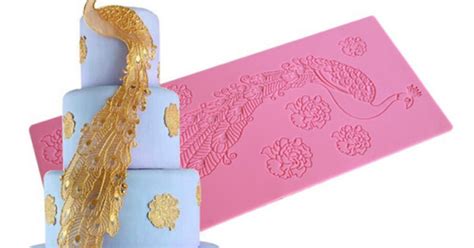 Peacock Lace Silicone Mould