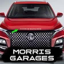 Morris Garages Chrome Letters, Car Emblem Badge, Red : Amazon.in: Car ...