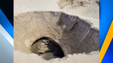 Second sinkhole opens at Cape Kiwanda on Oregon coast