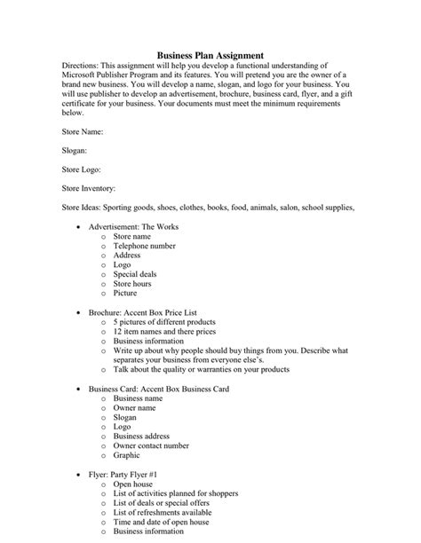 Image result for Business Plan Sample PDF