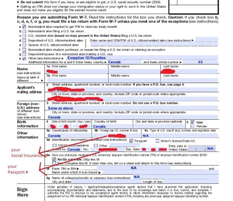 NEW HOW TO FILL FORM W7 INSTRUCTIONS - Form