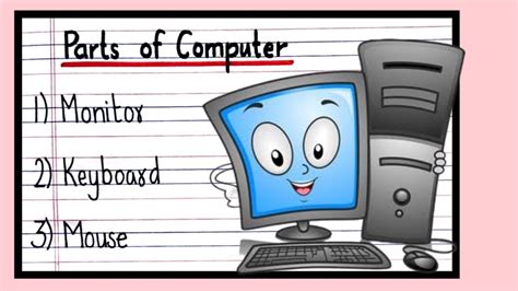 Image result for Basic Computer Part Names