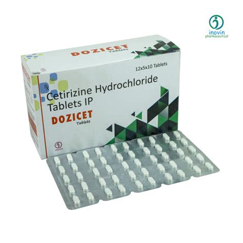 DOZICET TABLETS Inovin Pharmaceuticals
