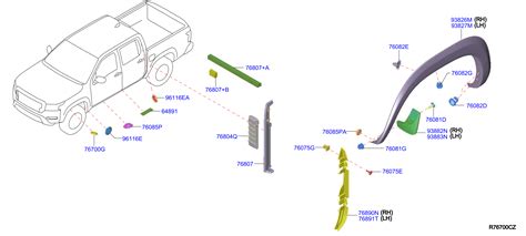 2024 Nissan Frontier Mud Flap (Right, Rear) - 93882-9BU0B - Genuine ...