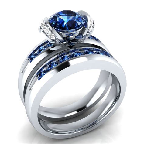 Sapphire Wedding Rings