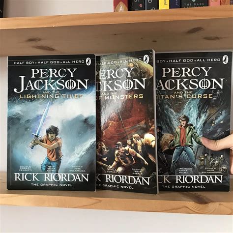 Percy Jackson graphic novels 1-3 All read once - in... - Depop