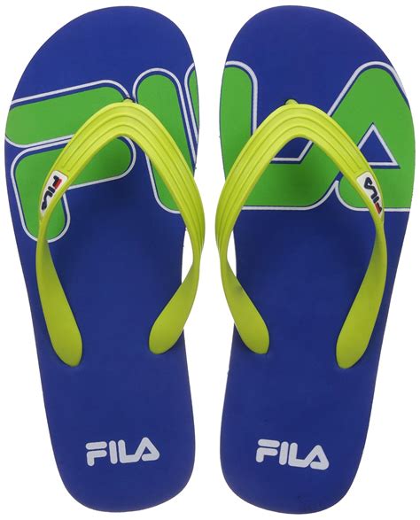Buy Fila Men's Beach Flip RYL Blu and Grn Hawaii Thong Sandals - 10 UK ...