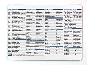 Python Cheat Sheet Mouse Pad Command Line for Beginners Geek Kid Hacker ...