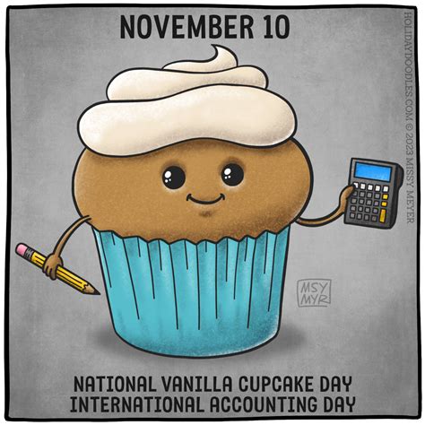 November 10 (every year): National Vanilla Cupcake Day; International ...