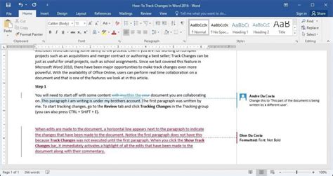 How to Edit a Word Document Using Tracking 的图像结果