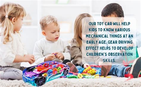 AKTOON TOYS Transparent Mechanical Car Toy for Kids with Gear ...