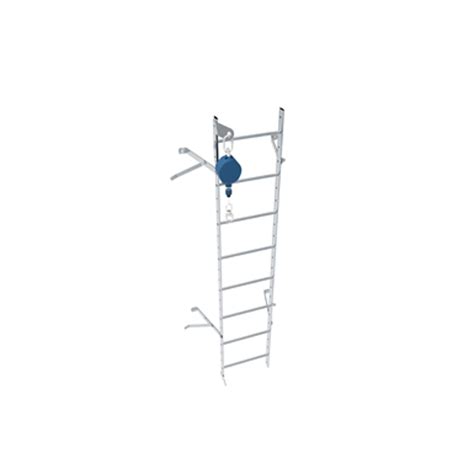 BIM objects - Free download! Wall ladder system with 350 offset | BIMobject