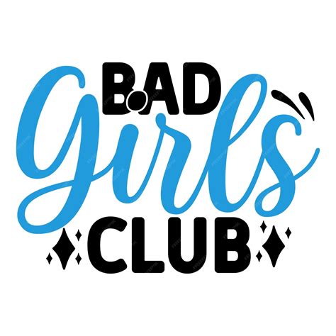 Premium Vector | Bad girls club svg