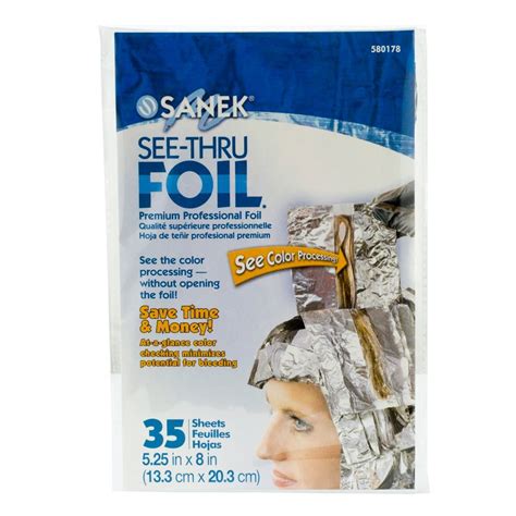 Buy Graham Sanek See Thru Foil Hair Color Processing 35 Styling ...