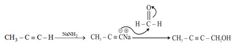 In the reaction sequence CH3-C≡ C-H oversetN a N H2 arrow [X] oversetH ...