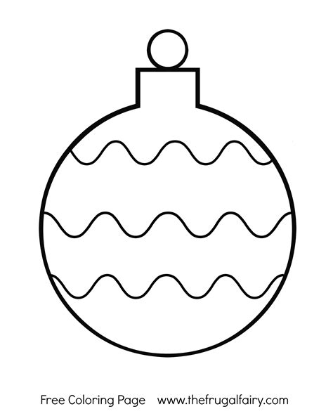 Free Christmas Ornament Coloring Pages at GetColorings.com | Free ...